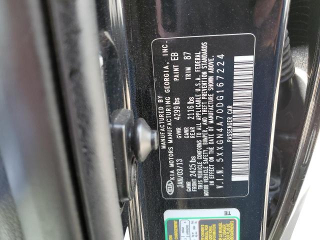 Photo 10 from auction – 2013 KIA OPTIMA EX with VIN 5XXGN4A70DG167224