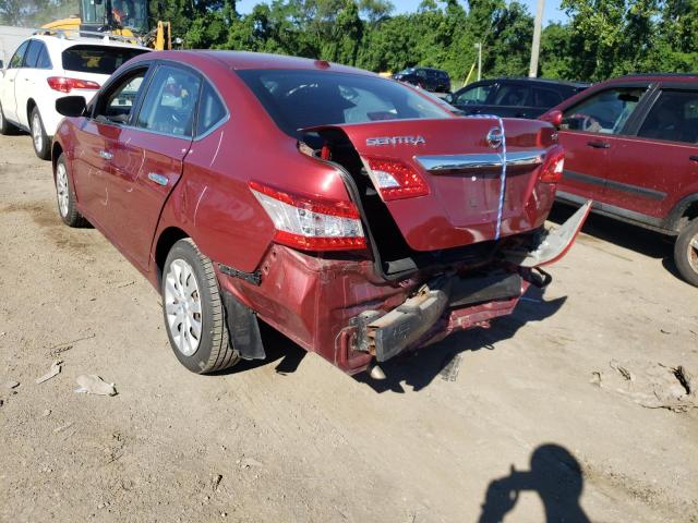 Photo 3 from auction – 2015 NISSAN SENTRA S with VIN 3N1AB7AP6FL668709