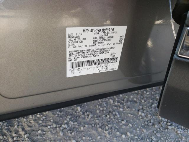 Photo 10 from auction – 2016 LINCOLN MKX SELECT with VIN 2LMTJ6KR6GBL54865