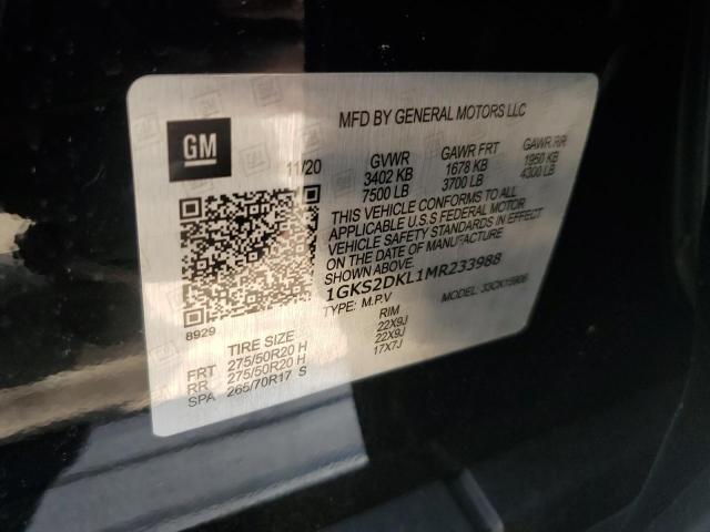 Photo 10 from auction – 2021 GMC YUKON DENA with VIN 1GKS2DKL6MR220928
