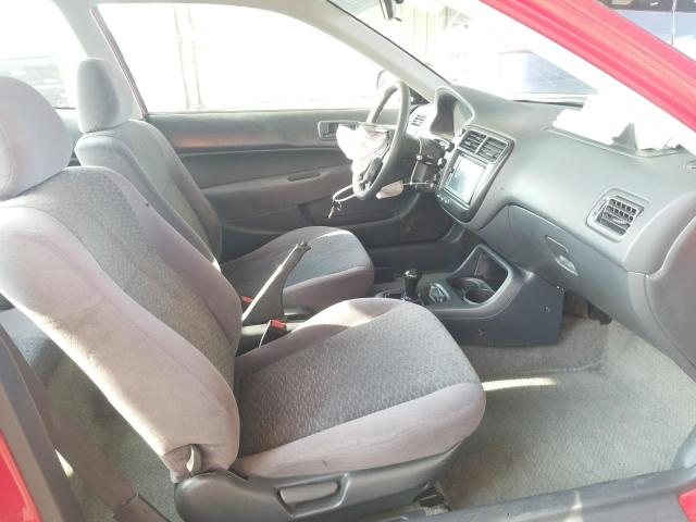 Photo 5 from auction – 2000 HONDA CIVIC DX with VIN 2HGEJ6345YH107798