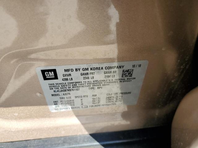 Photo 10 from auction – 2019 BUICK ENCORE PRE with VIN KL4CJASB7KB761107