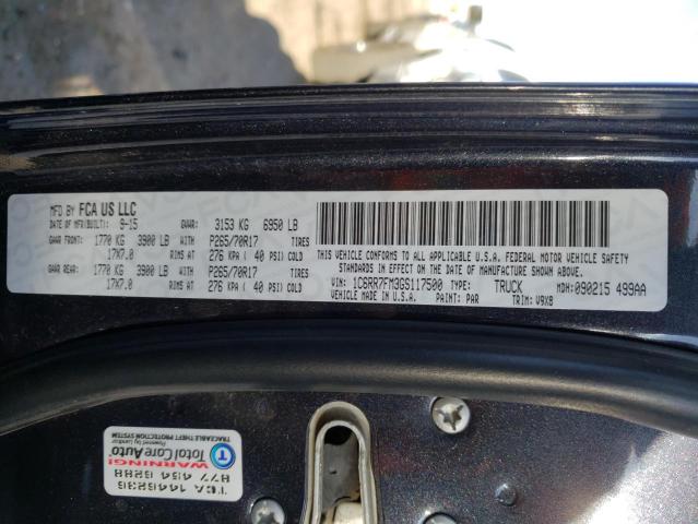 Photo 10 from auction – 2016 RAM 1500 ST with VIN 1C6RR7FM3GS117500
