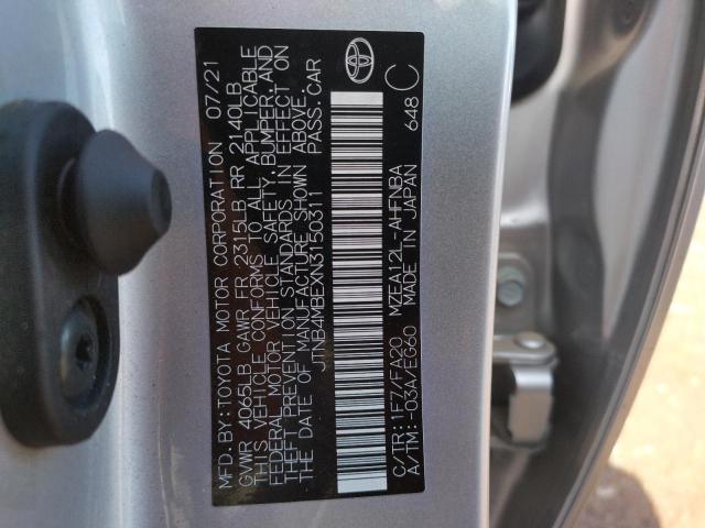 Photo 10 from auction – 2022 TOYOTA COROLLA SE with VIN JTNB4MBEXN3150311