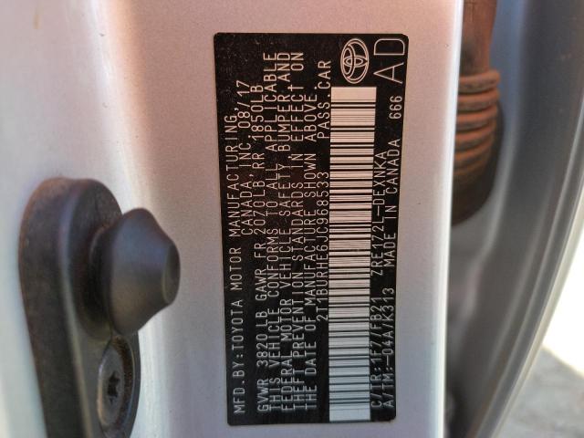 Photo 10 from auction – 2018 TOYOTA COROLLA L with VIN 2T1BURHE6JC968533