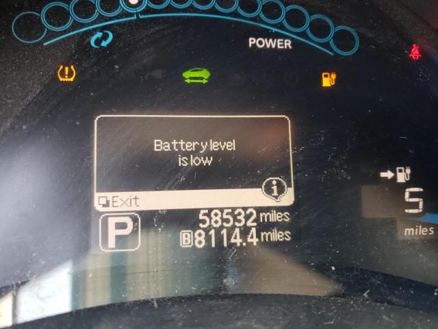 Photo 8 from auction – 2012 NISSAN LEAF SV with VIN JN1AZ0CP8CT016438