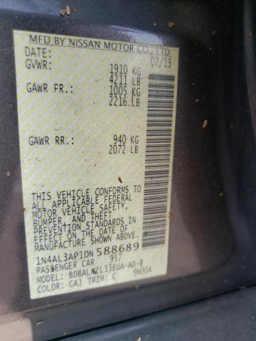 Photo 10 from auction – 2013 NISSAN ALTIMA 2.5 with VIN 1N4AL3AP1DN588689
