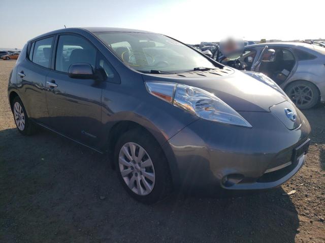 NISSAN LEAF SV 2016 with VIN 1N4BZ0CP7GC313889 - Photo from auction