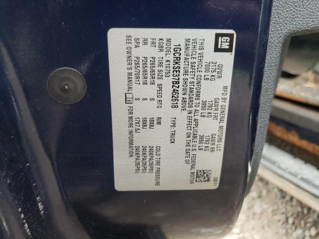 Photo 10 from auction – 2011 CHEVROLET SILVERADO with VIN 1GCRKSE37BZ462618