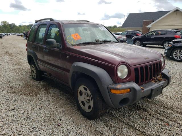 Photo 1 from auction – 2003 JEEP LIBERTY SP with VIN 1J4GL48K13W537703