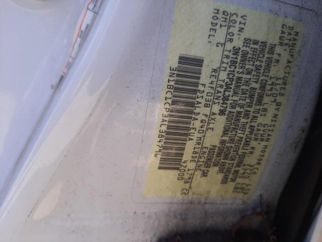 Photo 10 from auction – 2010 NISSAN VERSA S with VIN 3N1BC1CP3AL384796