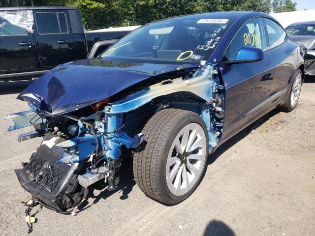 Photo 2 from auction – 2022 TESLA MODEL 3 with VIN 5YJ3E1EB2NF186096