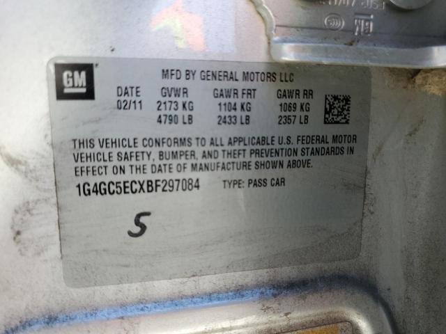 Photo 10 from auction – 2011 BUICK LACROSSE C with VIN 1G4GC5ECXBF297084