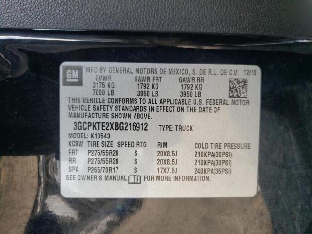 Photo 10 from auction – 2011 CHEVROLET SILVERADO with VIN 3GCPKTE2XBG216912