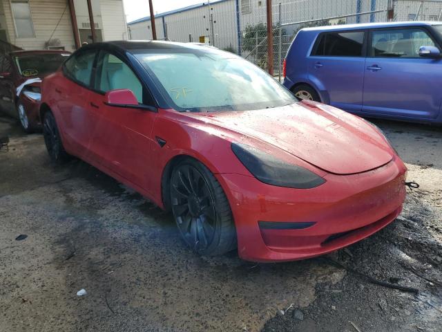 TESLA MODEL 3 2021 with VIN 5YJ3E1EC1MF054468 - Photo from auction
