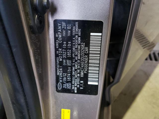 Photo 10 from auction – 2013 HYUNDAI ACCENT GLS with VIN KMHCT4AE0DU332682
