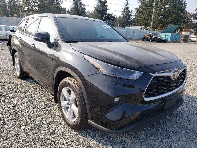 TOYOTA HIGHLANDER 2022 with VIN 5TDBZRBH9NS563610 - Photo from auction