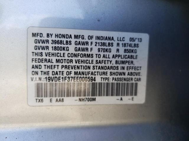 Photo 10 from auction – 2014 ACURA ILX 20 with VIN 19VDE1F37EE000594
