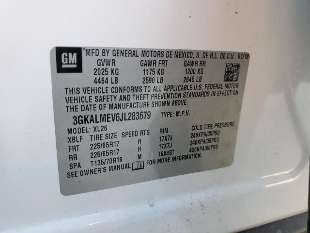 Photo 10 from auction – 2018 GMC TERRAIN SL with VIN 3GKALMEV6JL283679