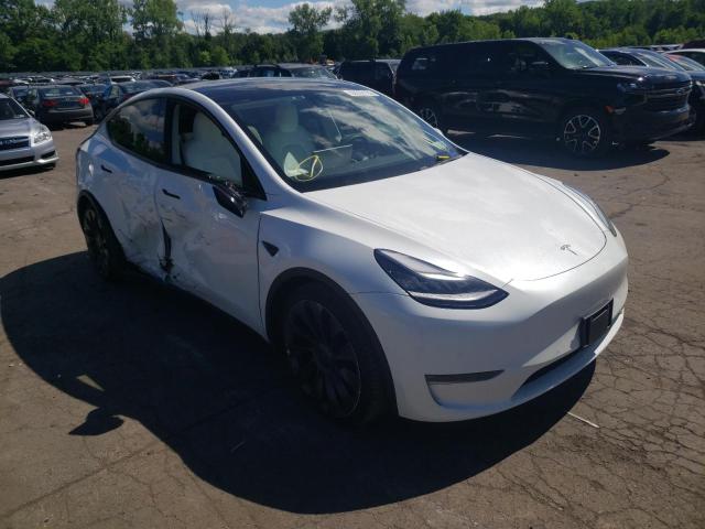 TESLA MODEL Y 2020 with VIN 5YJYGDEF8LF049679 - Photo from auction