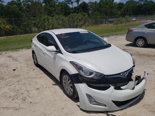 HYUNDAI ELANTRA SE 2016 with VIN 5NPDH4AE5GH656381 - Photo from auction