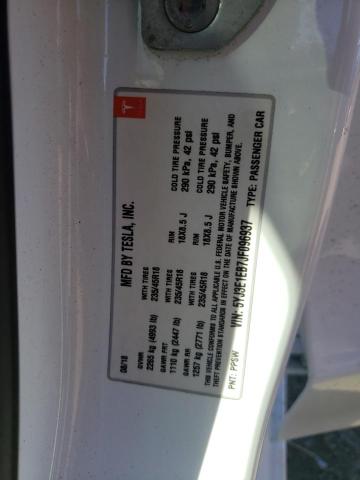 Photo 10 from auction – 2018 TESLA MODEL 3 with VIN 5YJ3E1EB7JF096937