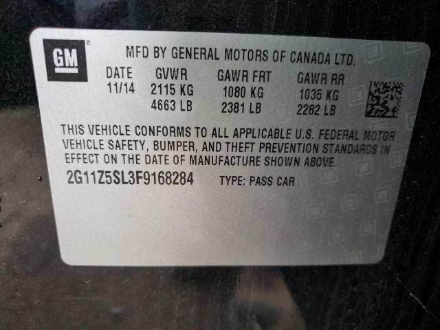 Photo 10 from auction – 2015 CHEVROLET IMPALA LS with VIN 2G11Z5SL3F9168284
