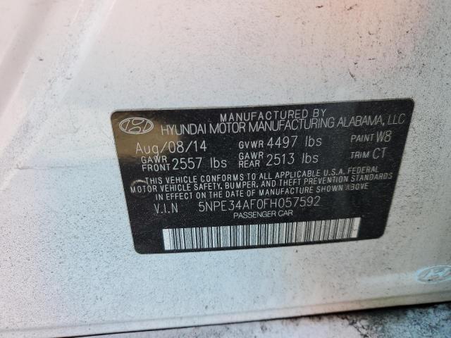 Photo 10 from auction – 2015 HYUNDAI SONATA SPO with VIN 5NPE34AF0FH057592