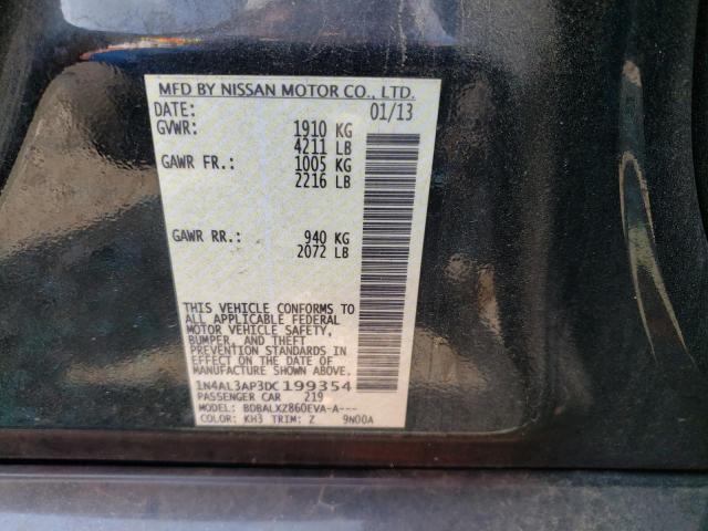 Photo 10 from auction – 2013 NISSAN ALTIMA 2.5 with VIN 1N4AL3AP3DC199354