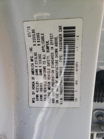 Photo 10 from auction – 2015 HONDA ACCORD EXL with VIN 1HGCR2F80FA256672