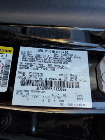 Photo 10 from auction – 2018 FORD FUSION TIT with VIN 3FA6P0D97JR123896