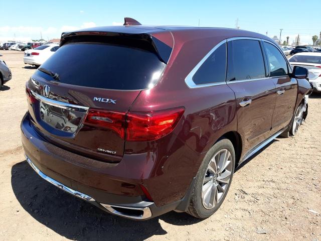 Photo 4 from auction – 2017 ACURA MDX TECHNO with VIN 5FRYD4H57HB030638
