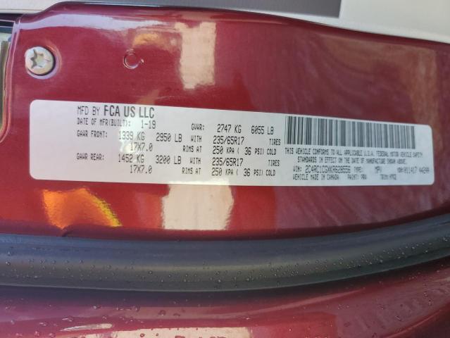 Photo 10 from auction – 2019 CHRYSLER PACIFICA L with VIN 2C4RC1CGXKR628556