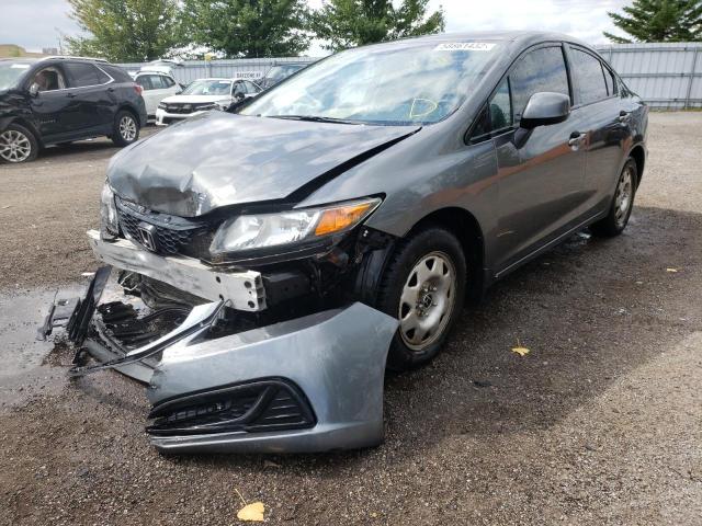 Photo 2 from auction – 2013 HONDA CIVIC LX with VIN 2HGFB2F41DH107975