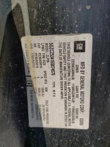 Photo 10 from auction – 2006 SATURN VUE with VIN 5GZCZ53416S874576