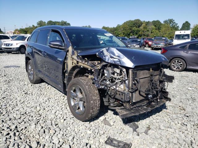 TOYOTA HIGHLANDER 2018 with VIN 5TDDGRFH4JS039266 - Photo from auction