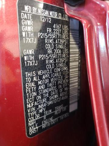 Photo 10 from auction – 2013 NISSAN JUKE S with VIN JN8AF5MV1DT214686