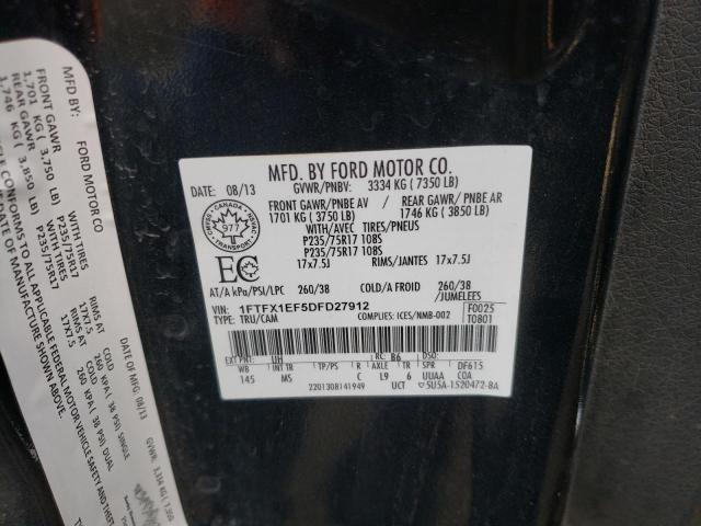 Photo 10 from auction – 2013 FORD F150 SUPER with VIN 1FTFX1EF5DFD27912