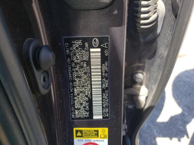 Photo 10 from auction – 2012 LEXUS CT 200 with VIN JTHKD5BH3C2121626