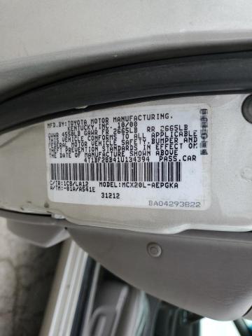 Photo 10 from auction – 2001 TOYOTA AVALON XL with VIN 4T1BF28B41U134394