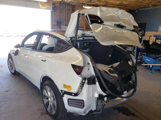 Photo 3 from auction – 2021 TESLA MODEL Y with VIN 5YJYGDEE4MF158374