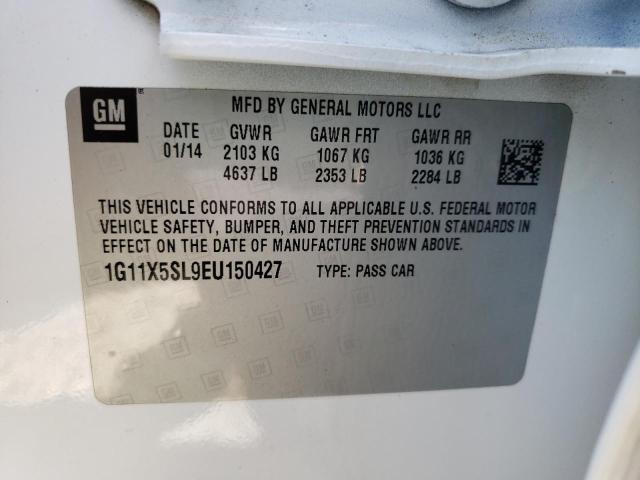 Photo 10 from auction – 2014 CHEVROLET IMPALA LS with VIN 1G11X5SL9EU150427