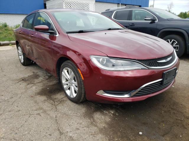 CHRYSLER 200 LIMITE 2015 with VIN 1C3CCCABXFN568259 - Photo from auction
