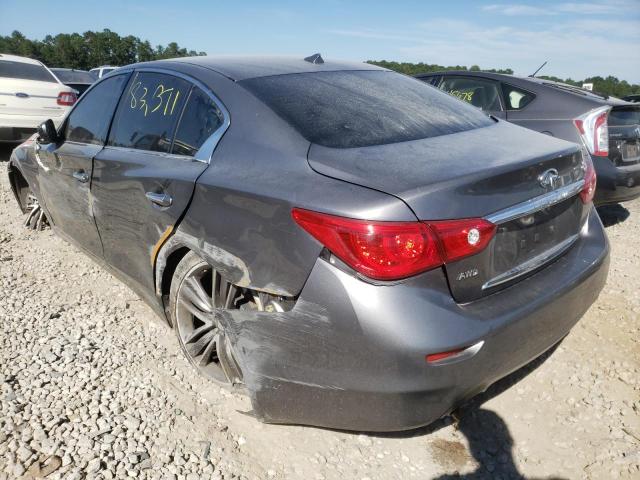Photo 3 from auction – 2014 INFINITI Q50 BASE with VIN JN1BV7AR4EM708013