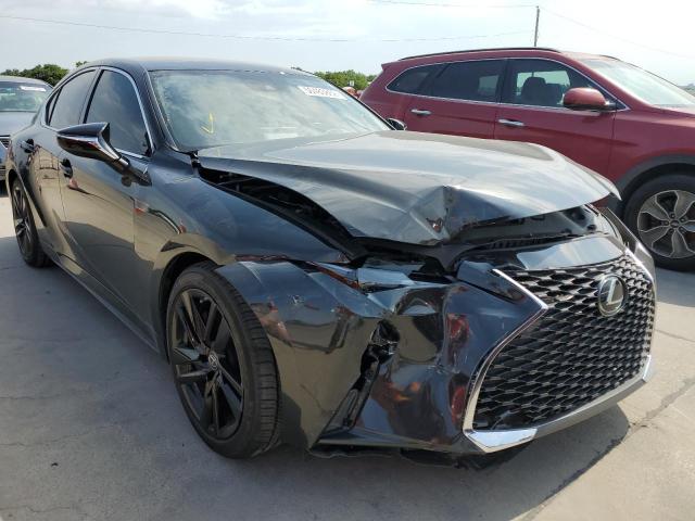LEXUS IS 300 2021 with VIN JTHAA1D2XM5110869 - Photo from auction