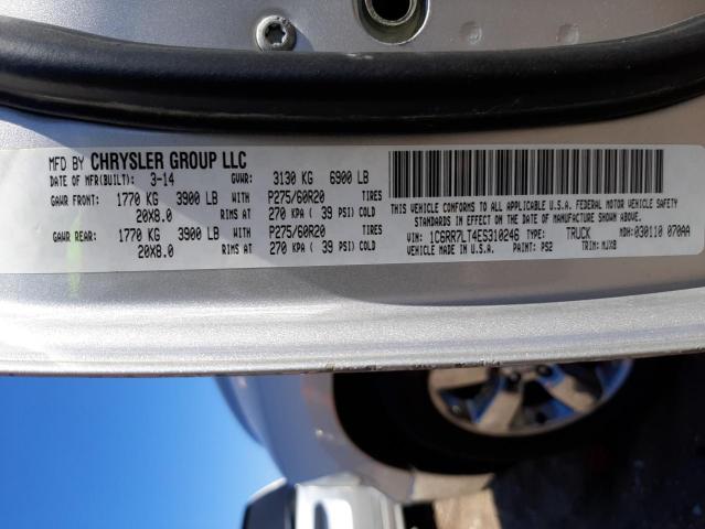 Photo 10 from auction – 2014 RAM 1500 SLT with VIN 1C6RR7LT4ES310246
