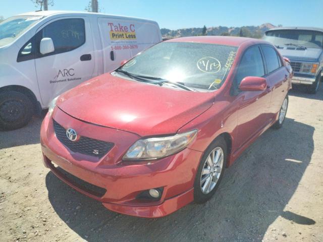 Photo 2 from auction – 2009 TOYOTA COROLLA BA with VIN 1NXBU40E79Z152195