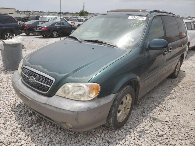 KIA SEDONA EX 2004 with VIN KNDUP131046587505 - Photo from auction