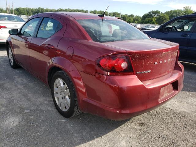 Photo 3 from auction – 2014 DODGE AVENGER SE with VIN 1C3CDZAB8EN203318