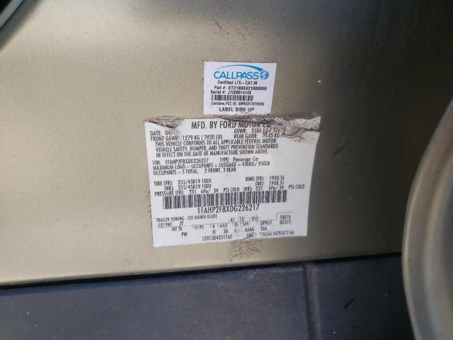 Photo 10 from auction – 2013 FORD TAURUS LIM with VIN 1FAHP2F8XDG226217